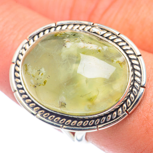 Prehnite Rings handcrafted by Ana Silver Co - RING71775