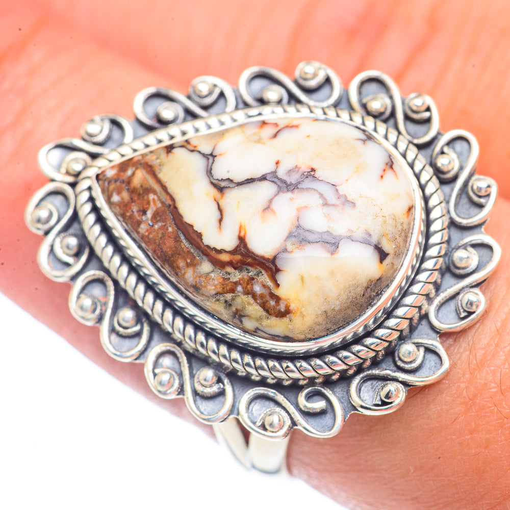 Peanut Wood Jasper Rings handcrafted by Ana Silver Co - RING71777