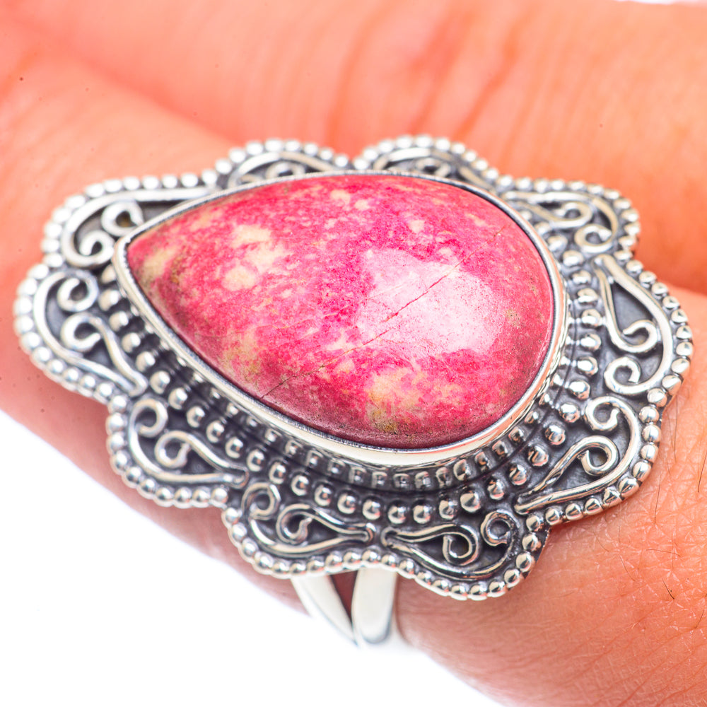Rhodochrosite Rings handcrafted by Ana Silver Co - RING71783