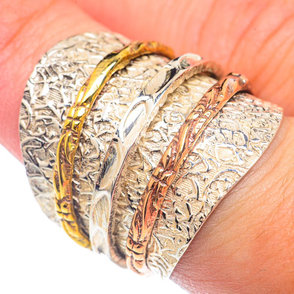 Meditation Spinner Rings handcrafted by Ana Silver Co - RING71793