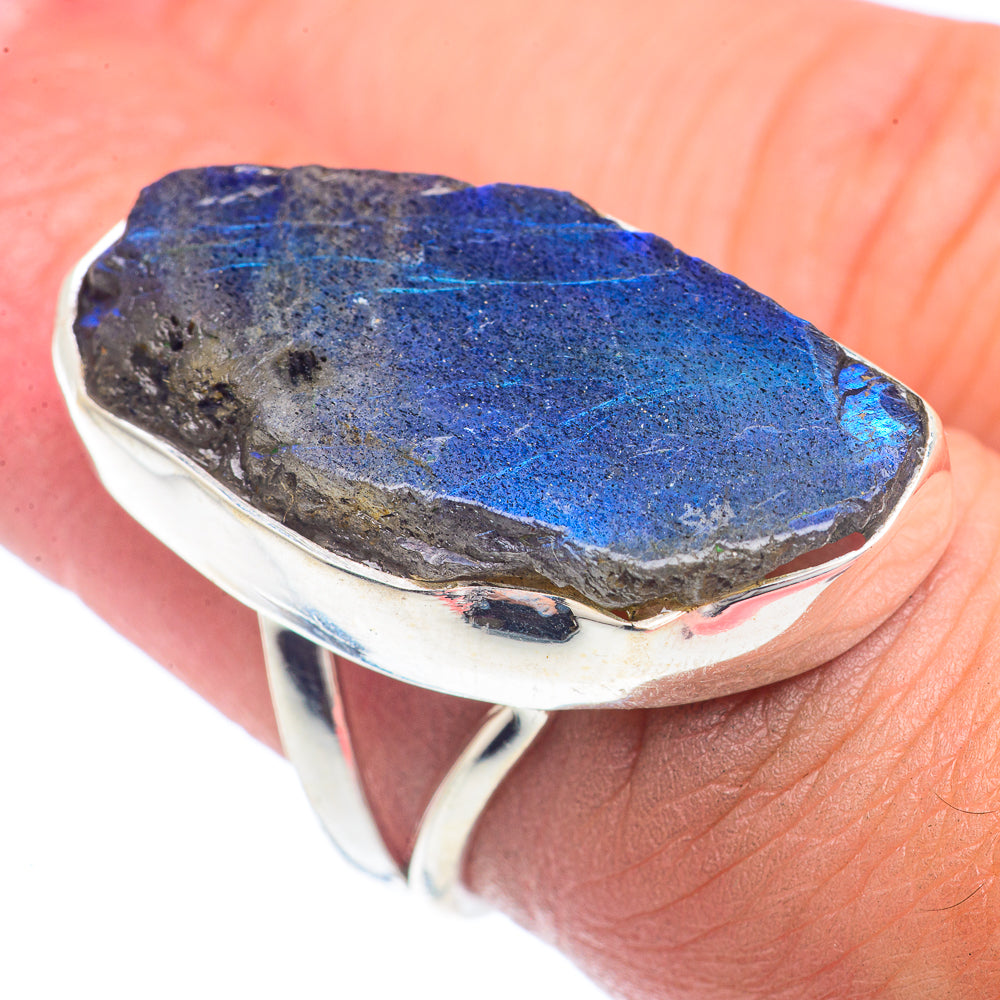 Labradorite Rings handcrafted by Ana Silver Co - RING71807