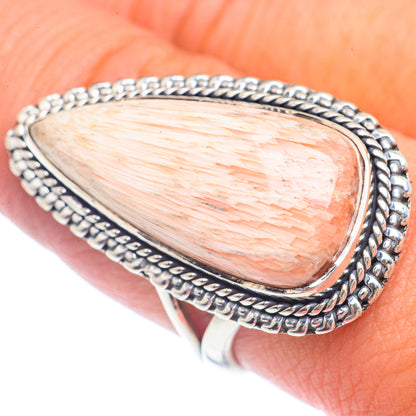 Scolecite Rings handcrafted by Ana Silver Co - RING71809