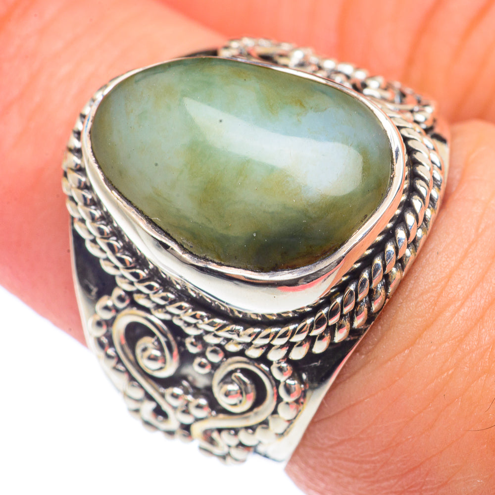 Prehnite Rings handcrafted by Ana Silver Co - RING71820
