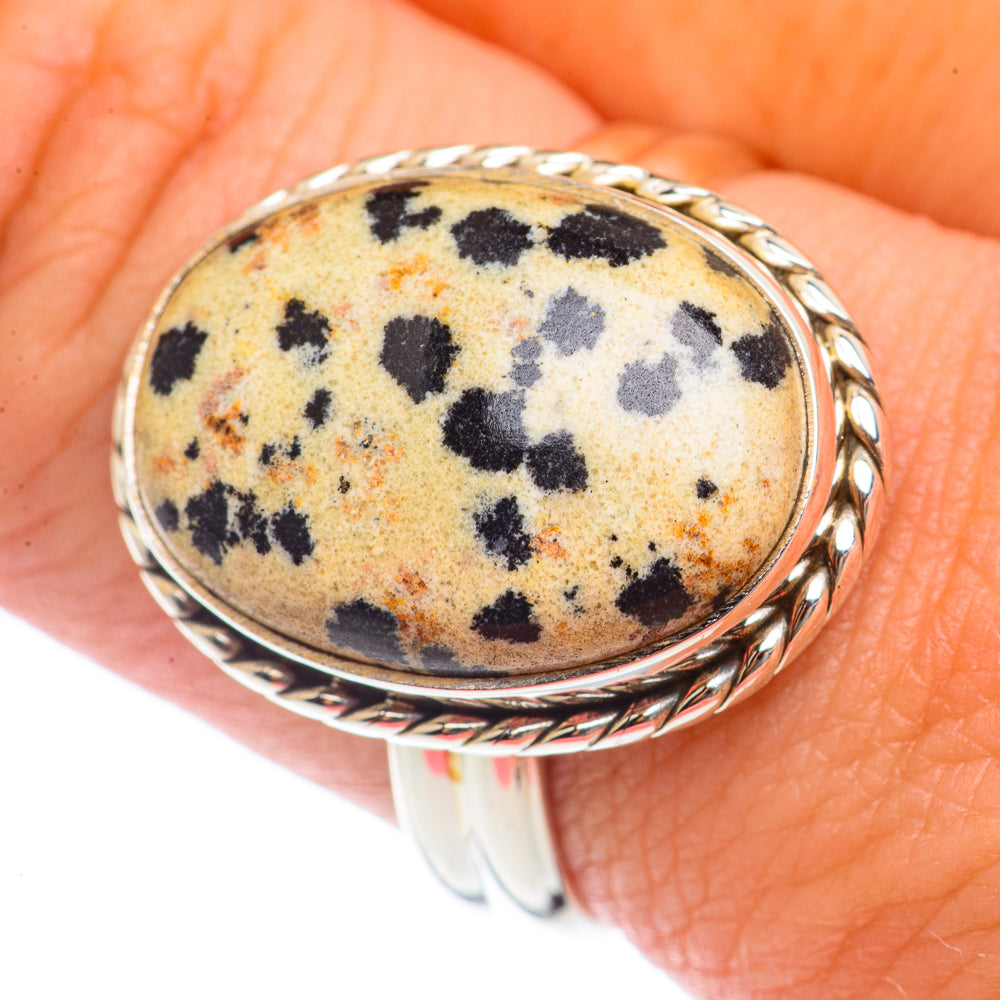 Dalmatian Jasper Rings handcrafted by Ana Silver Co - RING71825