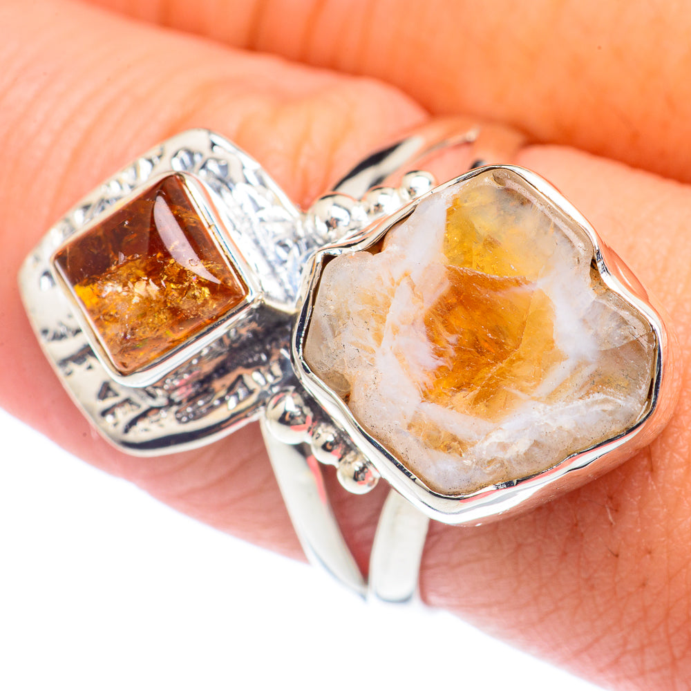Citrine Rings handcrafted by Ana Silver Co - RING71826