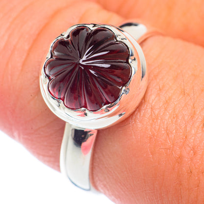 Garnet Rings handcrafted by Ana Silver Co - RING71833
