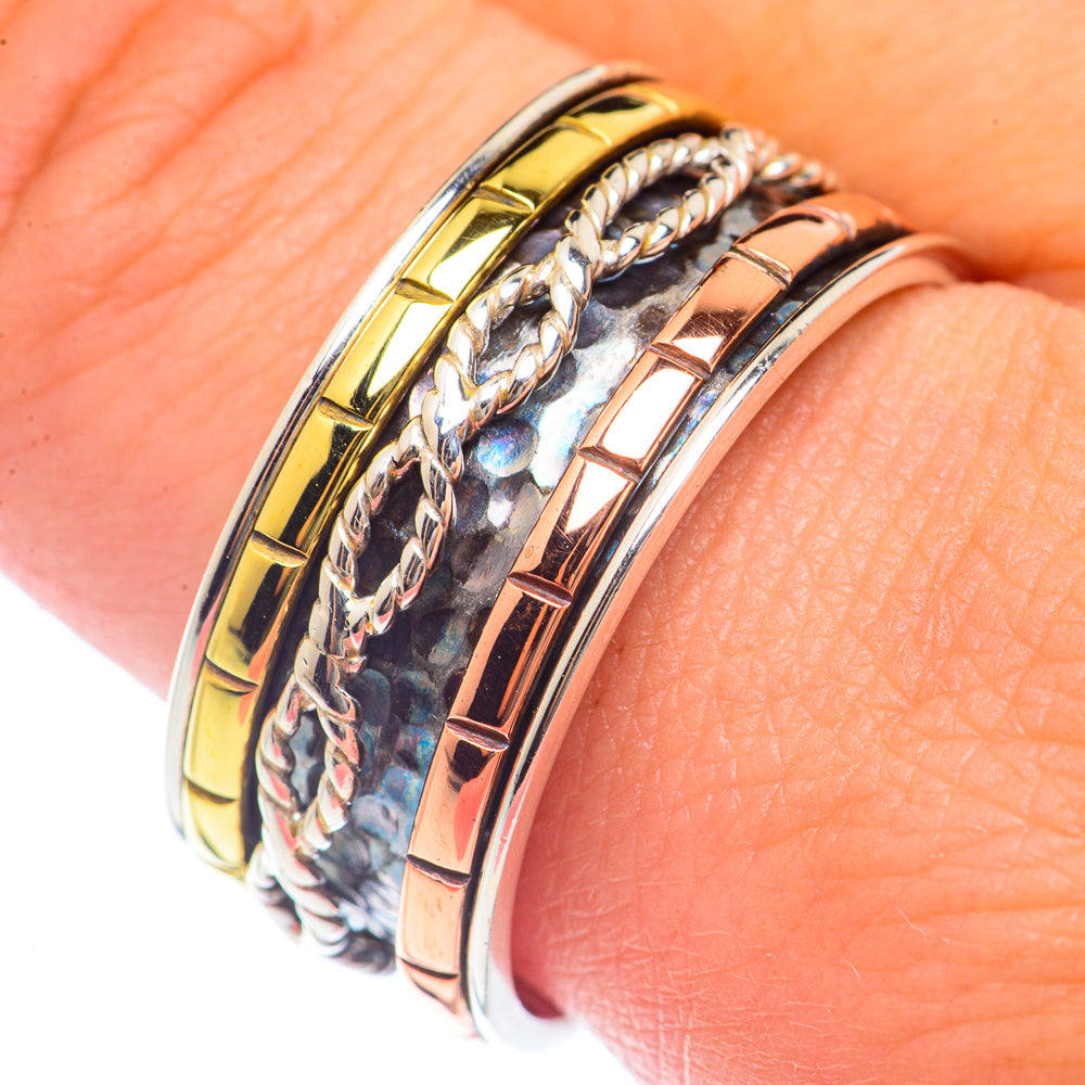 Meditation Spinner Rings handcrafted by Ana Silver Co - RING71839