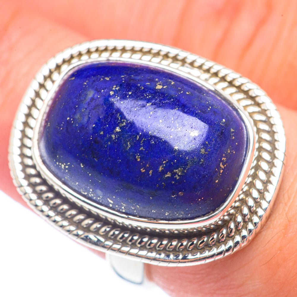 Lapis Lazuli Rings handcrafted by Ana Silver Co - RING71852