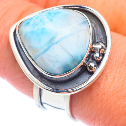 Larimar Rings handcrafted by Ana Silver Co - RING71853