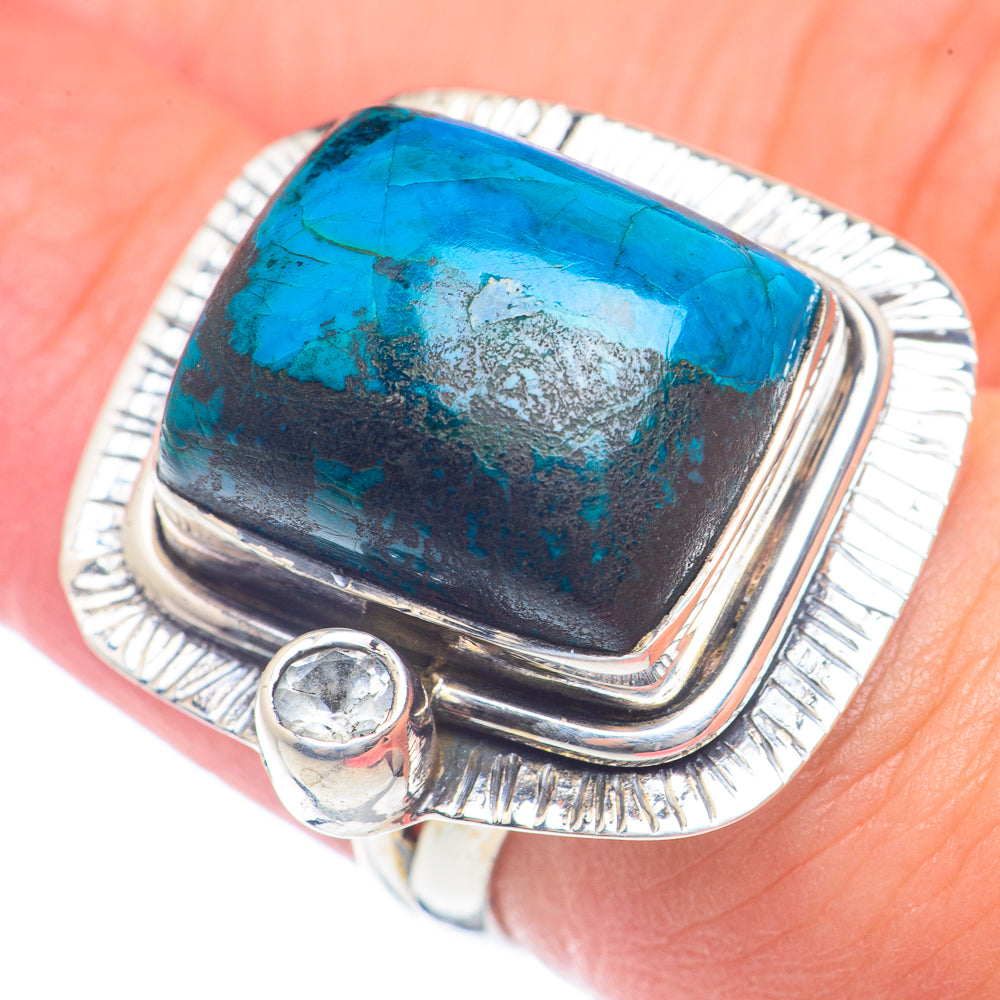 Chrysocolla Rings handcrafted by Ana Silver Co - RING71854