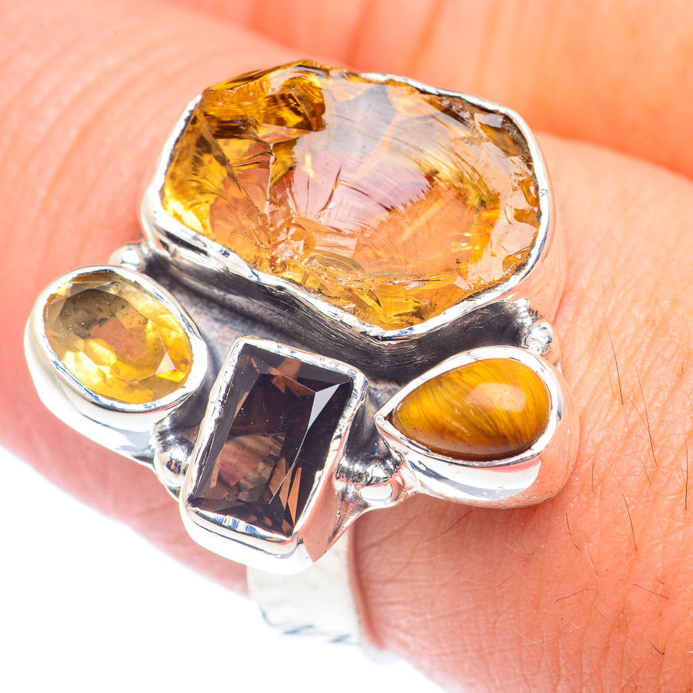 Citrine Rings handcrafted by Ana Silver Co - RING71869