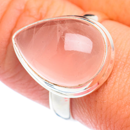 Rose Quartz Rings handcrafted by Ana Silver Co - RING71870