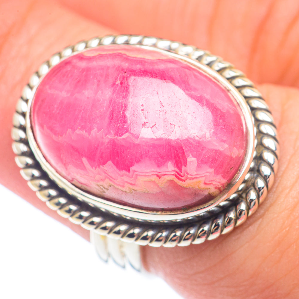 Rhodochrosite Rings handcrafted by Ana Silver Co - RING71871