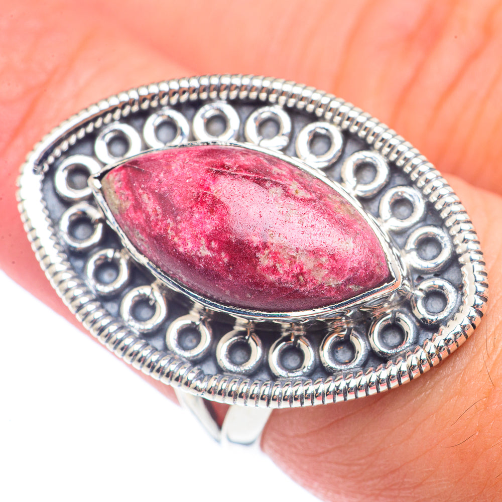Thulite Rings handcrafted by Ana Silver Co - RING71872