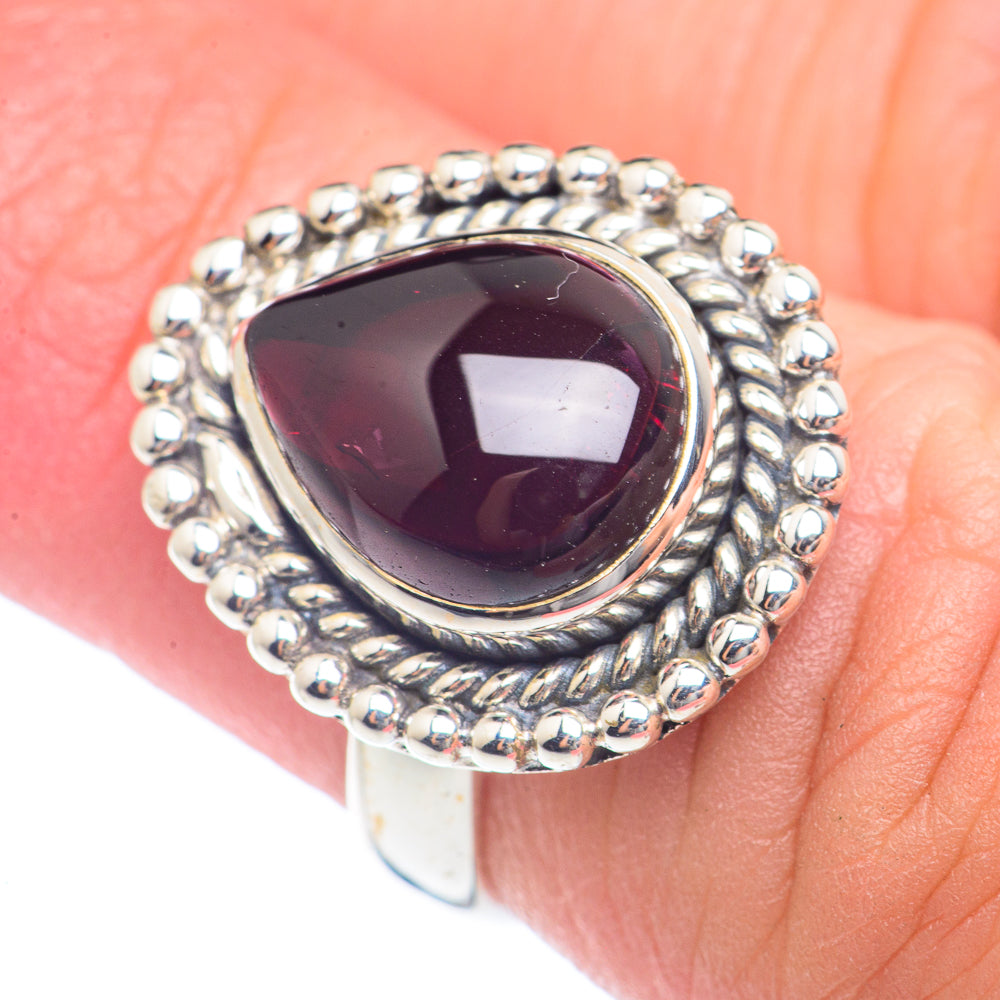Garnet Rings handcrafted by Ana Silver Co - RING71875