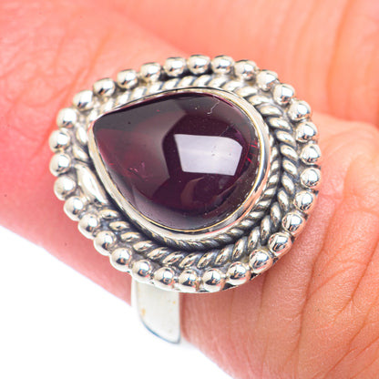 Garnet Rings handcrafted by Ana Silver Co - RING71875