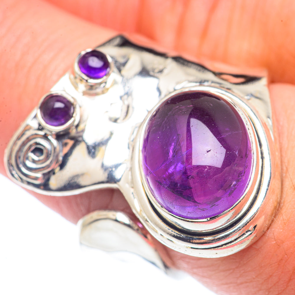 Amethyst Rings handcrafted by Ana Silver Co - RING71878