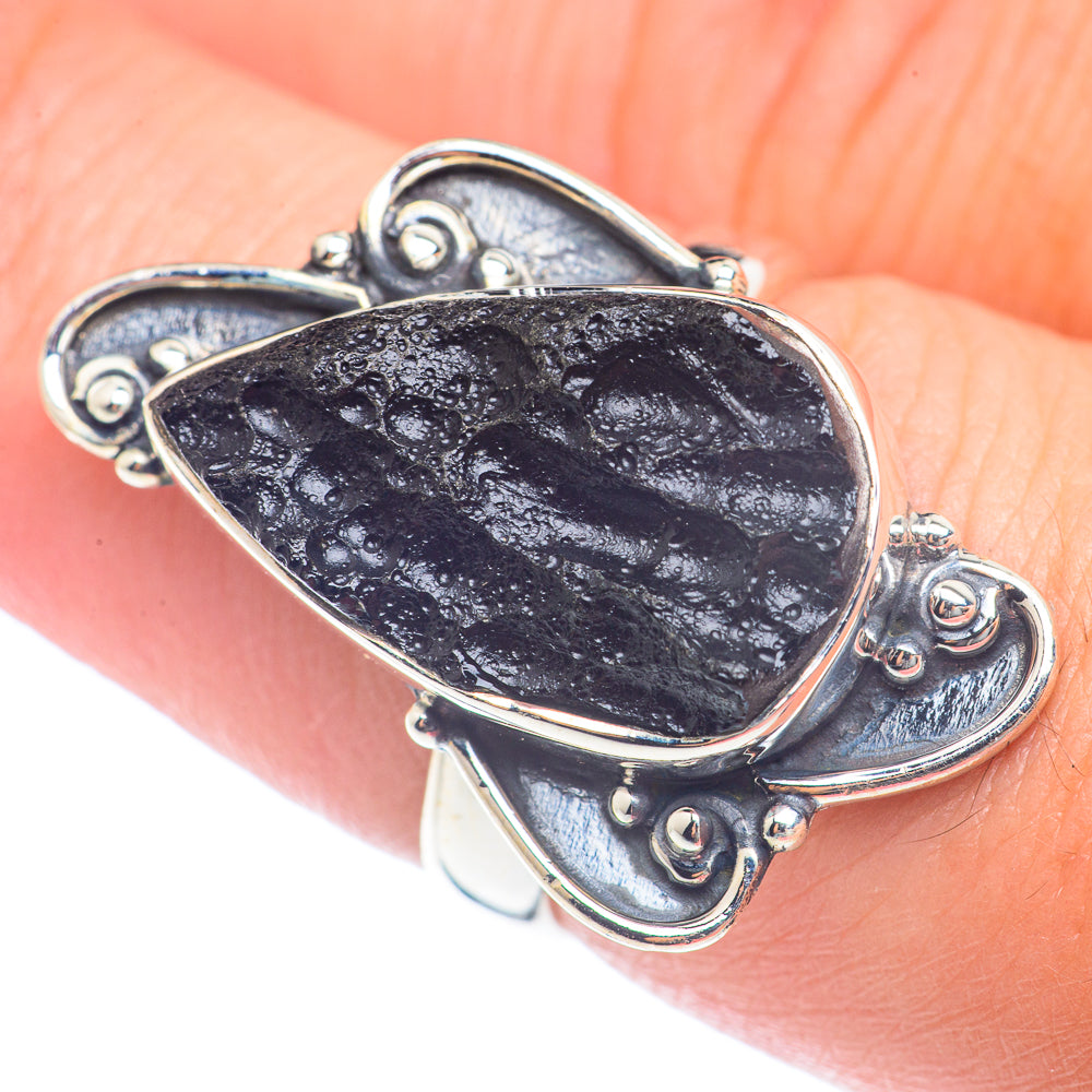 Tektite Rings handcrafted by Ana Silver Co - RING71882