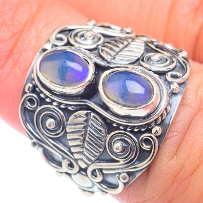 Ethiopian Opal Rings handcrafted by Ana Silver Co - RING71890