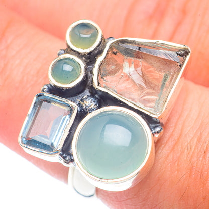 Aquamarine Rings handcrafted by Ana Silver Co - RING71893