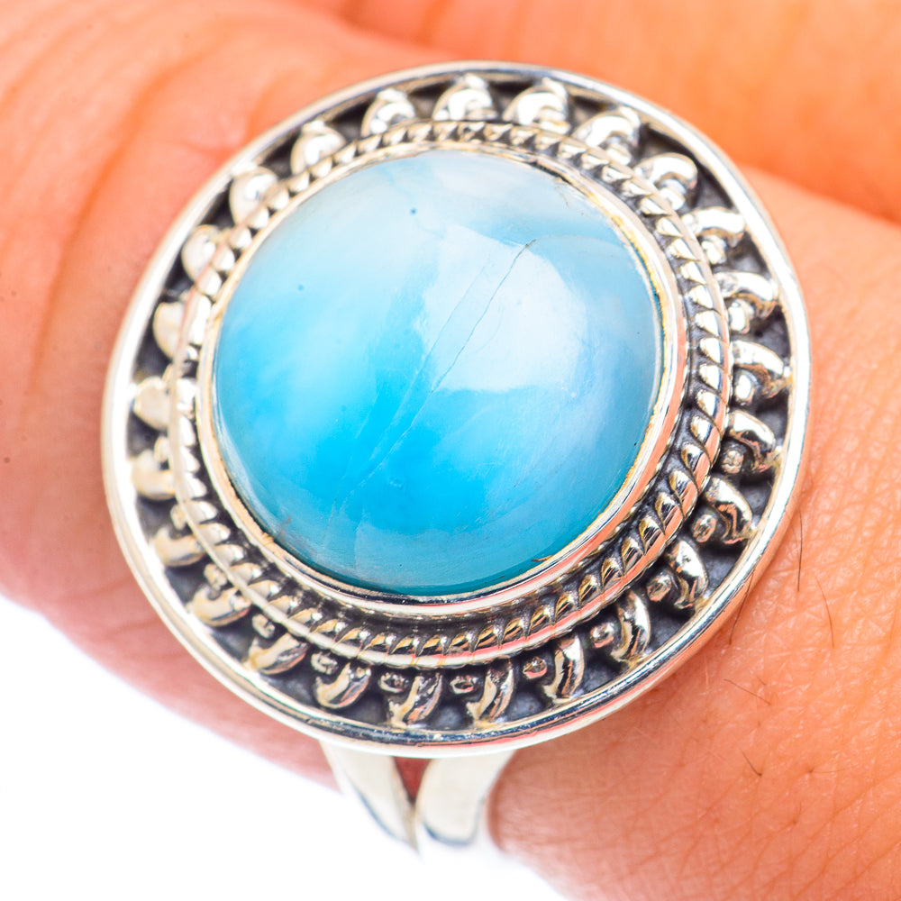 Larimar Rings handcrafted by Ana Silver Co - RING71899