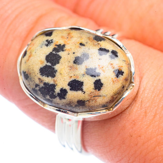 Dalmatian Jasper Rings handcrafted by Ana Silver Co - RING71904