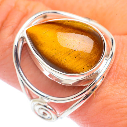 Tiger Eye Rings handcrafted by Ana Silver Co - RING71905