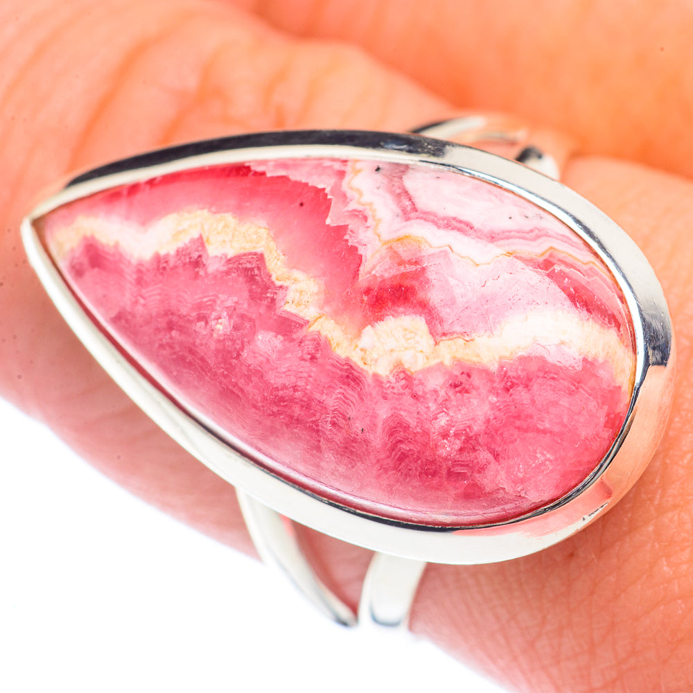Rhodochrosite Rings handcrafted by Ana Silver Co - RING71911