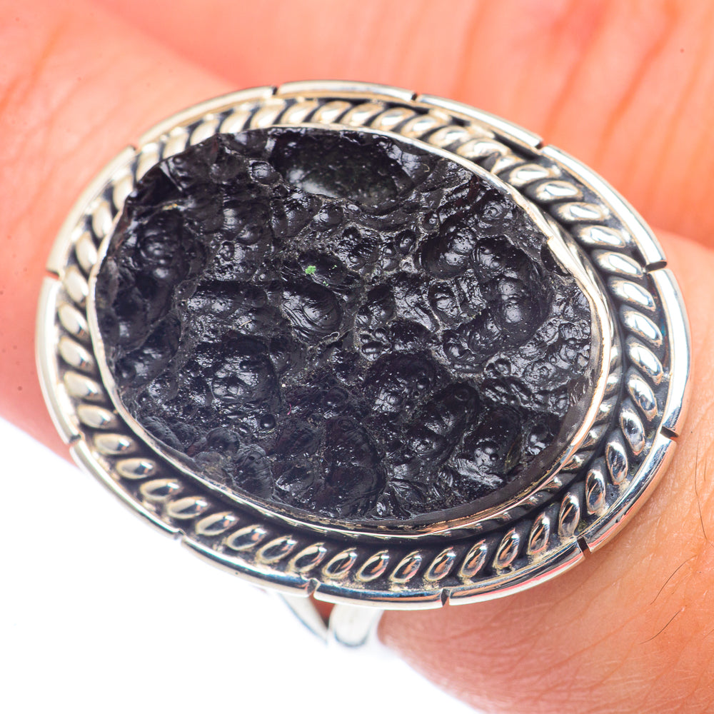 Tektite Rings handcrafted by Ana Silver Co - RING71919