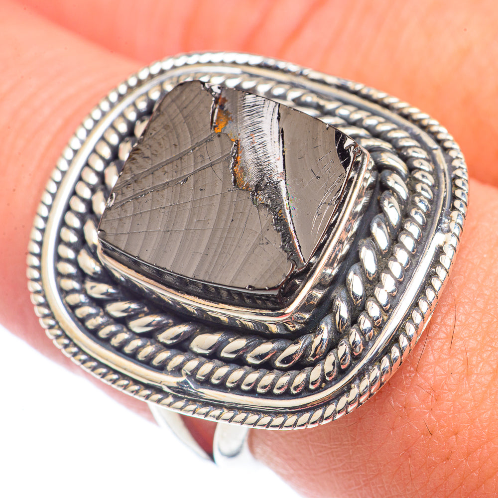 Shungite Rings handcrafted by Ana Silver Co - RING71920
