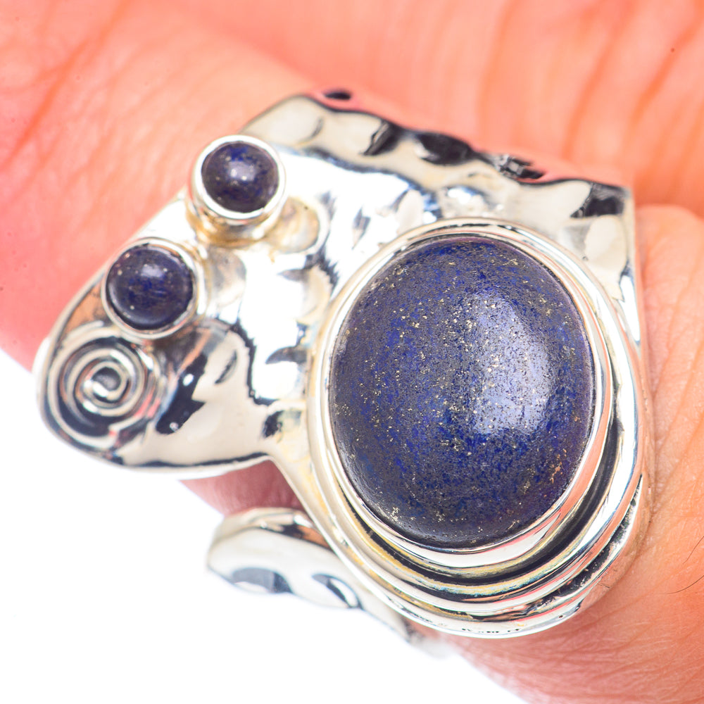 Lapis Lazuli Rings handcrafted by Ana Silver Co - RING71926