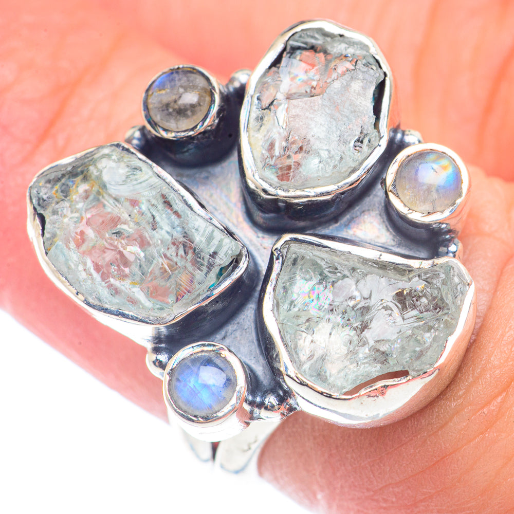 Aquamarine Rings handcrafted by Ana Silver Co - RING71928
