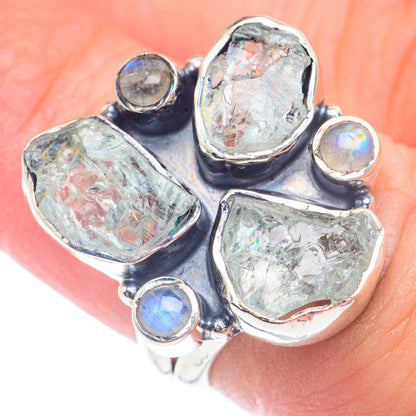 Aquamarine Rings handcrafted by Ana Silver Co - RING71928