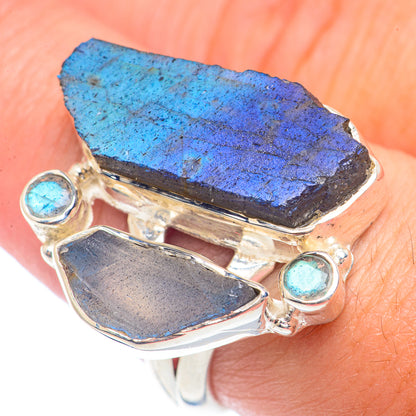 Labradorite Rings handcrafted by Ana Silver Co - RING71929