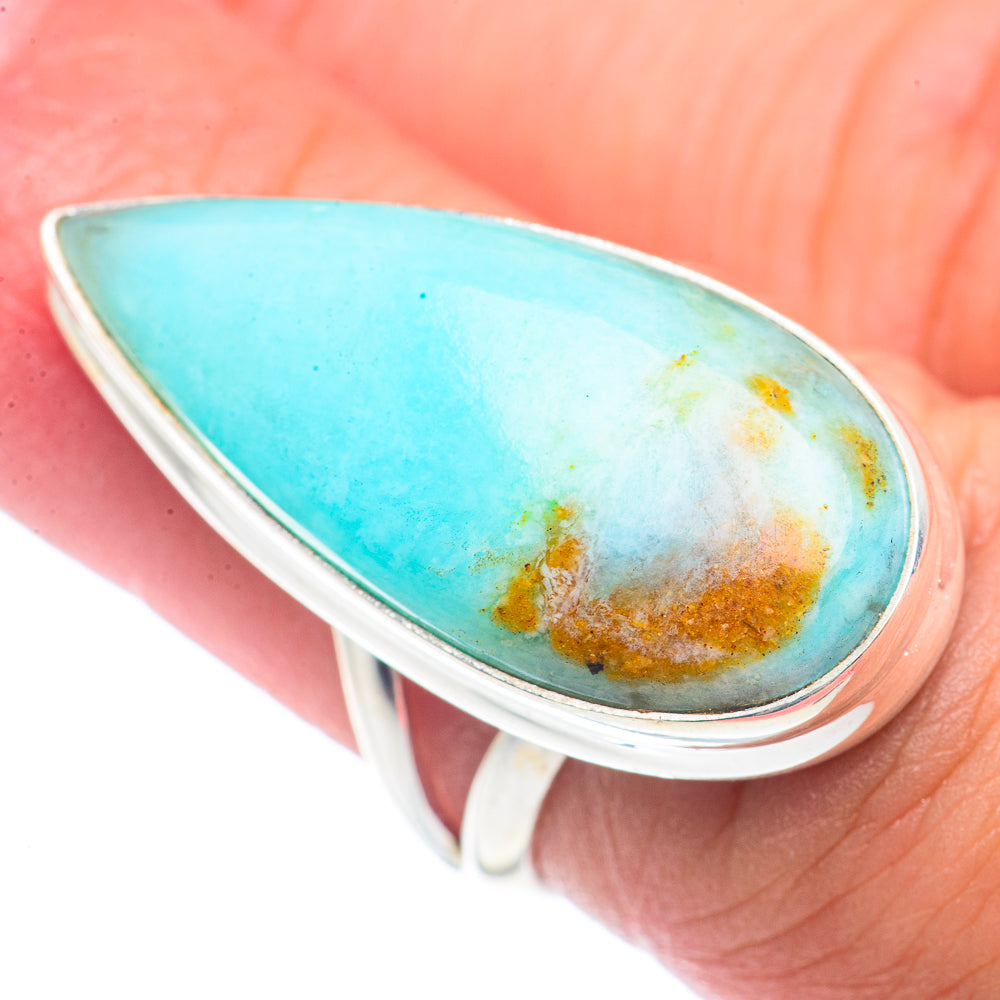Peruvian Opal Rings handcrafted by Ana Silver Co - RING71930