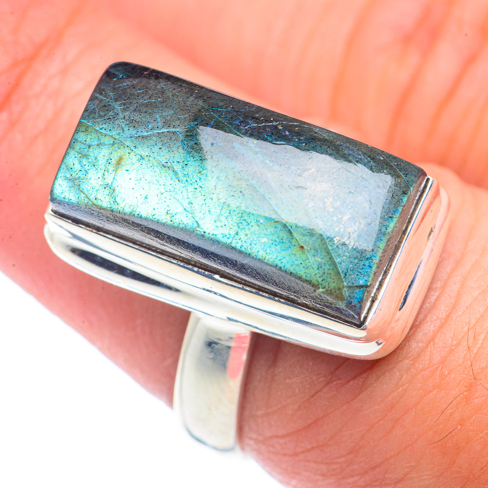 Labradorite Rings handcrafted by Ana Silver Co - RING71934