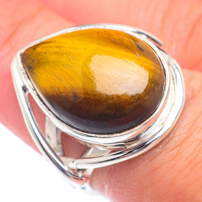 Tiger Eye Rings handcrafted by Ana Silver Co - RING71935