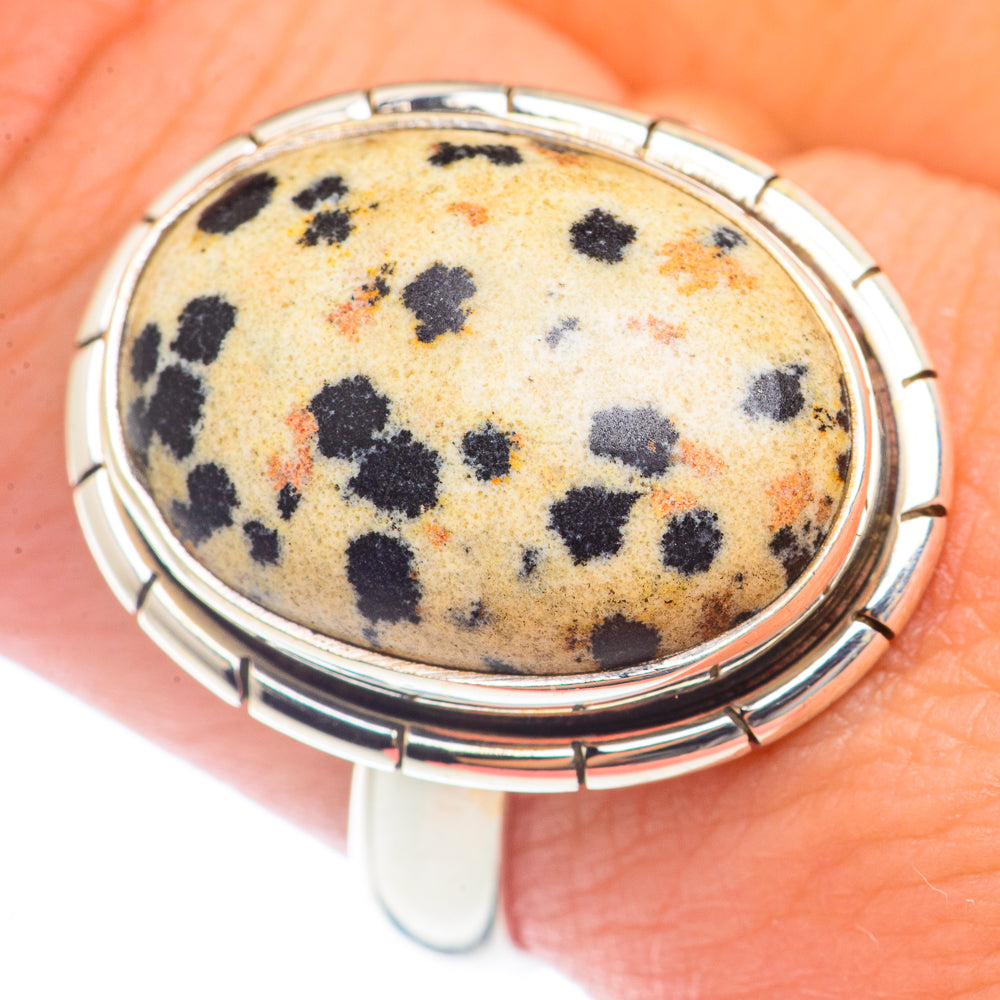 Dalmatian Jasper Rings handcrafted by Ana Silver Co - RING71939