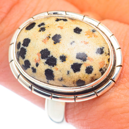 Dalmatian Jasper Rings handcrafted by Ana Silver Co - RING71939