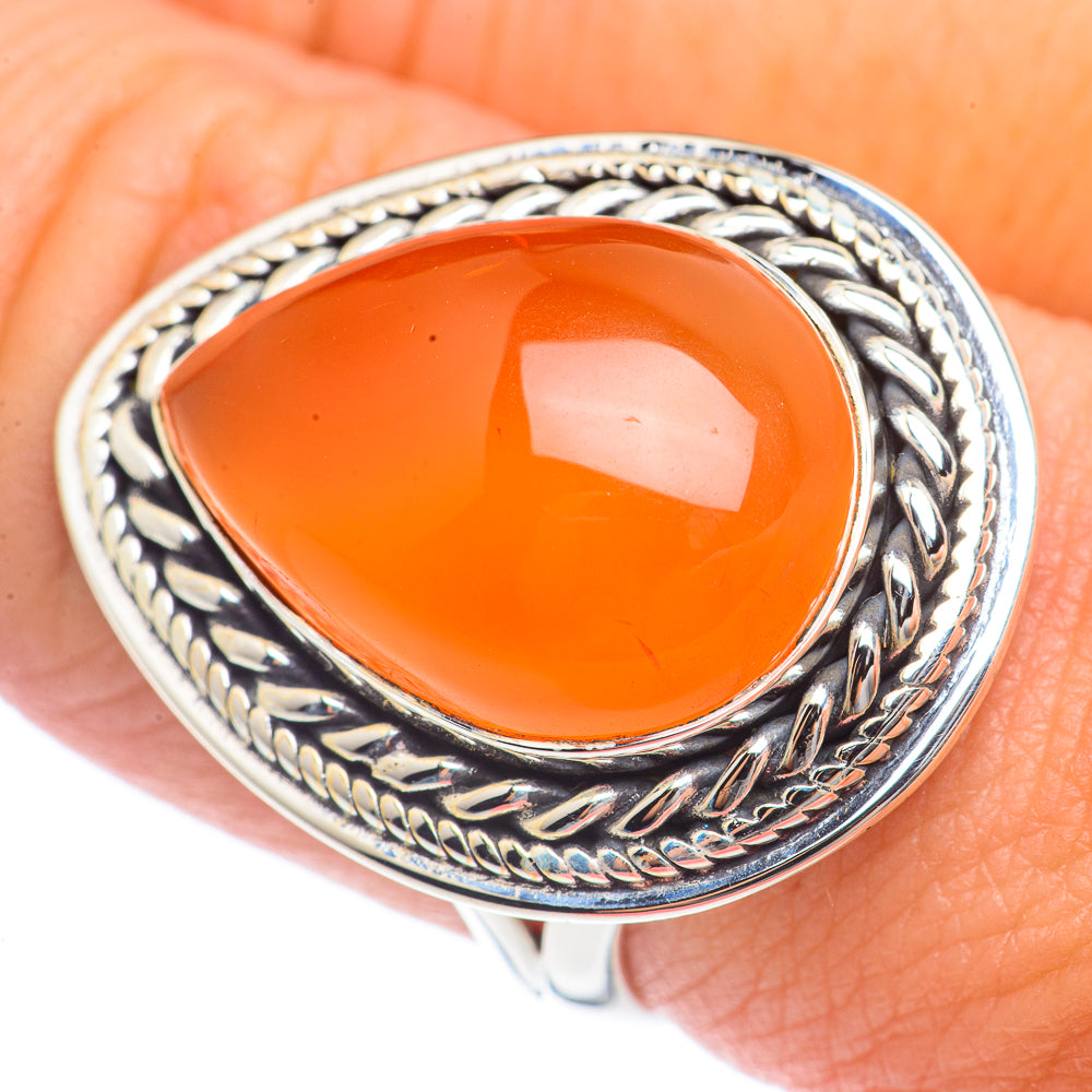 Carnelian Rings handcrafted by Ana Silver Co - RING71940