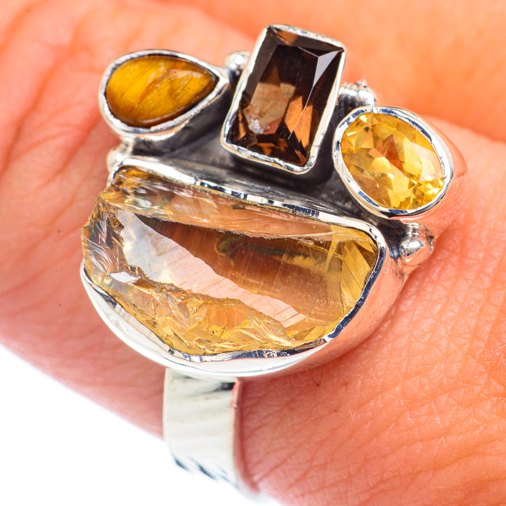 Citrine Rings handcrafted by Ana Silver Co - RING71941