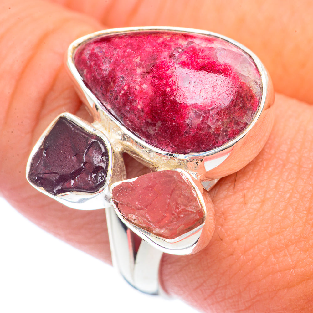 Thulite Rings handcrafted by Ana Silver Co - RING71943