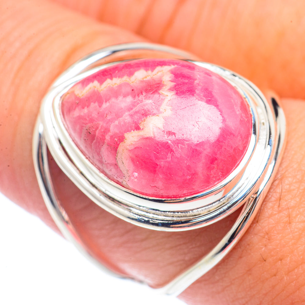 Rhodochrosite Rings handcrafted by Ana Silver Co - RING71944