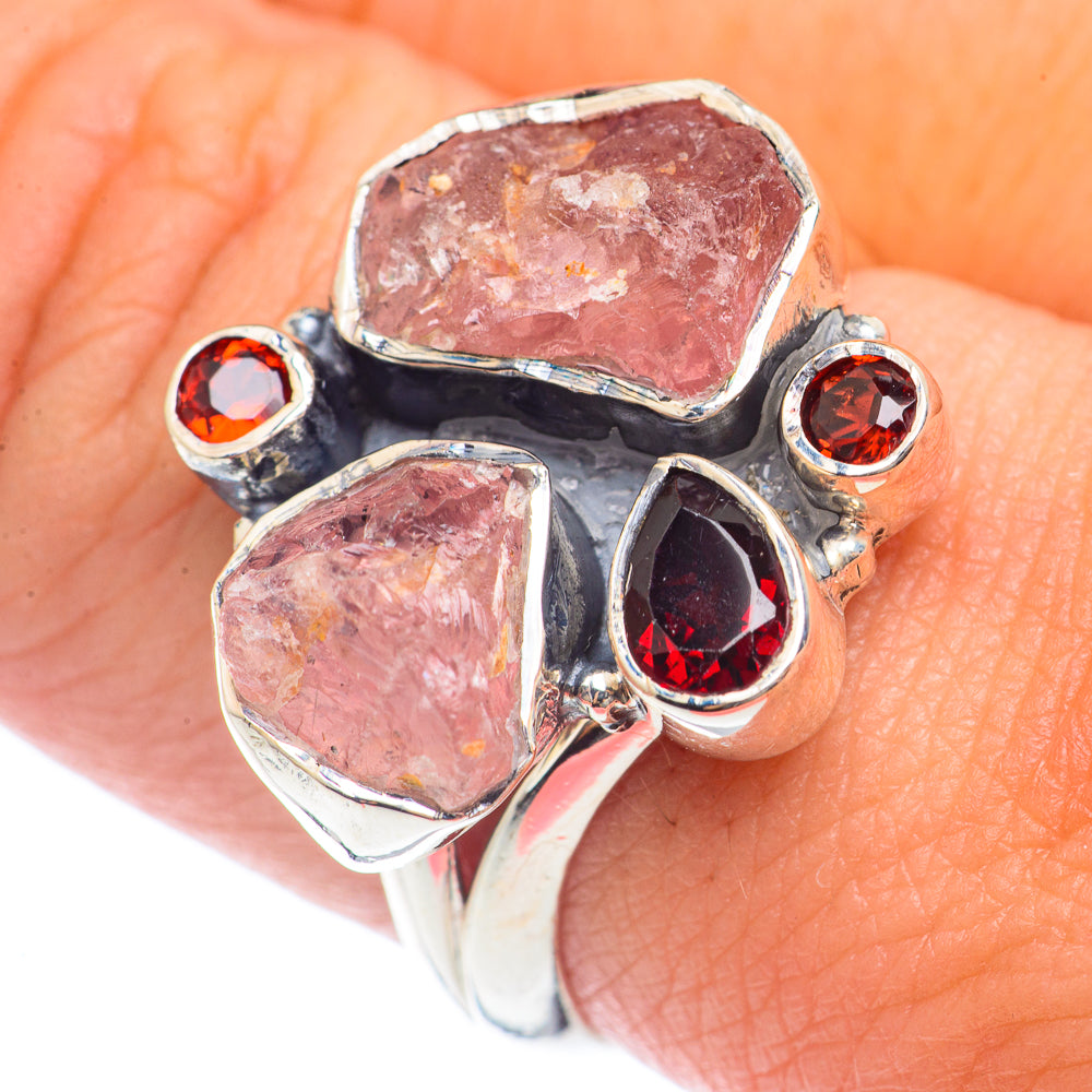 Rose Quartz Rings handcrafted by Ana Silver Co - RING71945