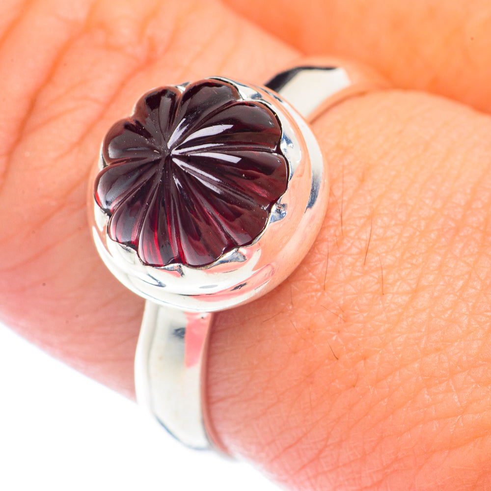 Garnet Rings handcrafted by Ana Silver Co - RING71948