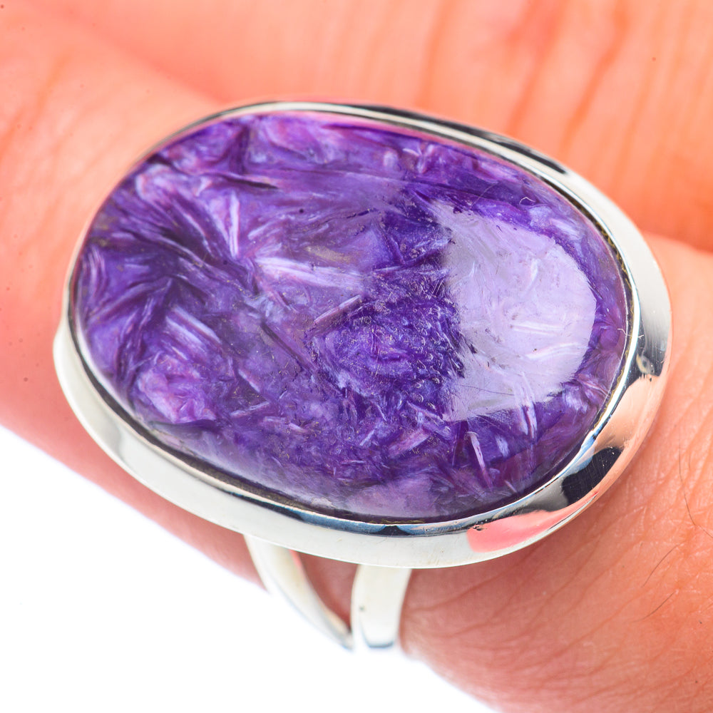 Charoite Rings handcrafted by Ana Silver Co - RING71951