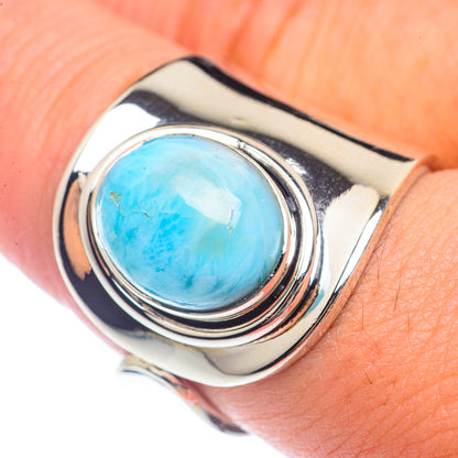 Larimar Rings handcrafted by Ana Silver Co - RING71963