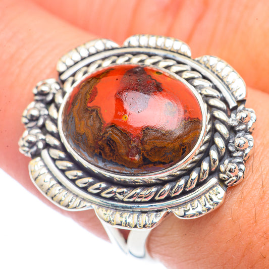 Mahogany Obsidian Rings handcrafted by Ana Silver Co - RING71972