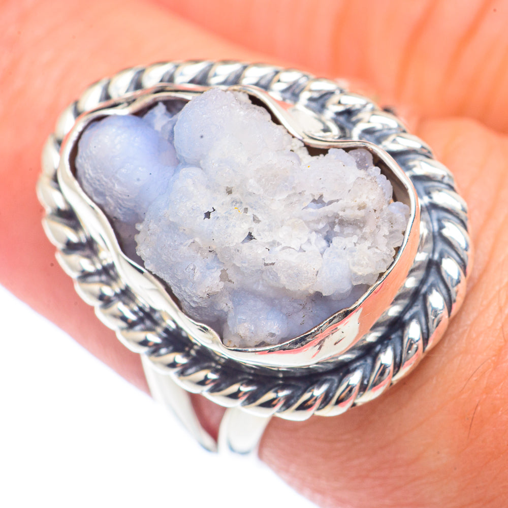 Grape Chalcedony Rings handcrafted by Ana Silver Co - RING71982