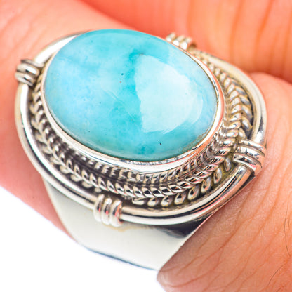 Larimar Rings handcrafted by Ana Silver Co - RING71997